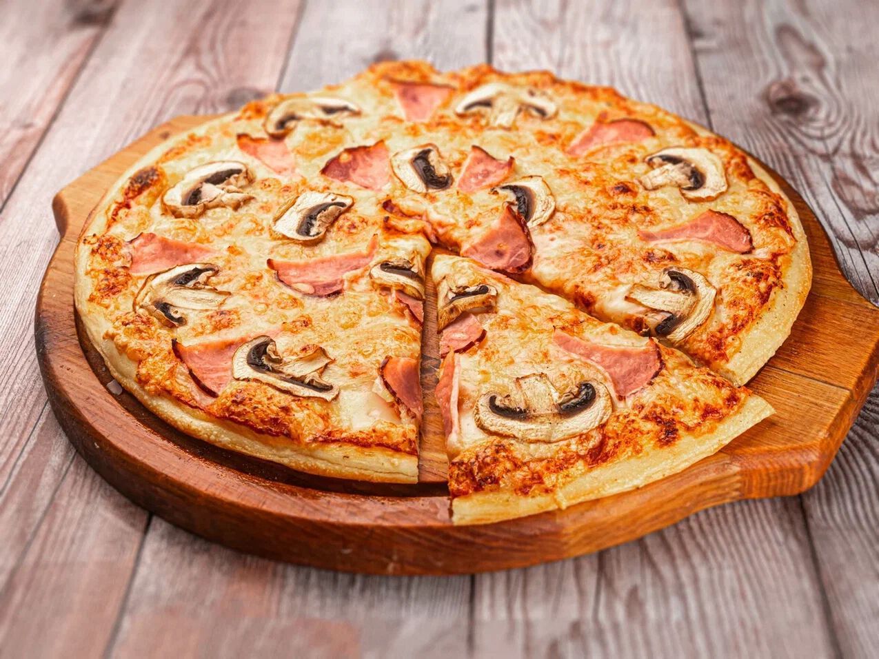 Ветчина с грибами